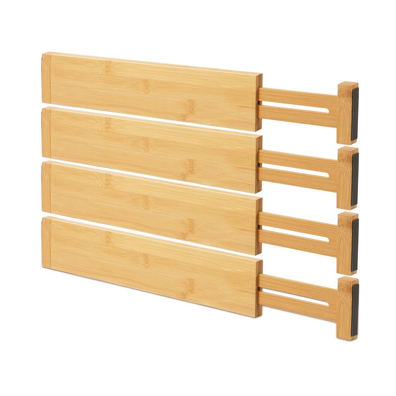 China Rolling Pin Christmas Bamboo Drawer Divider